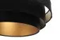 Lampa wisząca TRIO czarna/złota welurowa polskiej produkcji | MIRAT. w stylu  kolekcja