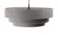 Lampa wisząca TRIO szara/złota ręcznie robiona nad stół | MIRAT. w stylu  kolekcja