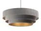 Lampa wisząca TRIO szara/złota ręcznie robiona nad stół | MIRAT. w stylu  kolekcja