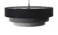 Lampa wisząca TRIO MIX czarna/szara/srebrna do nowoczesnego salonu | MIRAT. w stylu kolekcja