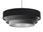 Lampa wisząca TRIO MIX czarna/szara/srebrna do nowoczesnego salonu | MIRAT. w stylu kolekcja