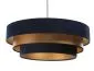 Lampa wisząca TRIO MIX granatowa/złota ręcznie robiona nad stół | MIRAT. w stylu kolekcja