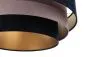 Lampa wisząca TRIO MIX granatowa/różowa ze złotym środkiem nowoczesna | MIRAT. w stylu kolekcja
