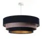 Lampa wisząca TRIO MIX granatowa/różowa ze złotym środkiem nowoczesna | MIRAT. w stylu kolekcja