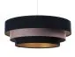 Lampa wisząca TRIO MIX granatowa/różowa ze złotym środkiem nowoczesna | MIRAT. w stylu kolekcja