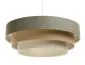 Lampa wisząca ERUTAN TRIPLE zielona/beżowa/kremowa potrójny abażur I sklep meblowy MIRAT.