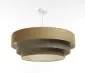 Lampa wisząca ERUTAN TRIPLE żółta/zielona/brązowa trzykolorowa I sklep meblowy MIRAT.