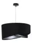 Lampa wisząca GEMSTONE czarna/srebrna asymetryczna elegancka | MIRAT. w stylu  kolekcja
