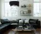 Lampa wisząca GEMSTONE czarna/biała nowoczesna do salonu | MIRAT. w stylu kolekcja