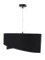 Lampa wisząca GEMSTONE czarna/złota asymetryczna welurowa | MIRAT. w stylu kolekcja