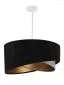 Lampa wisząca SHAPELESS czarna/szara/złota do salonu nowoczesna | MIRAT. w stylu  kolekcja