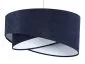 Lampa wisząca GEMSTONE granatowa/biała asymetryczna welurowa | MIRAT. w stylu  kolekcja