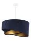 Lampa wisząca GEMSTONE granatowa/złota w stylu glamour | MIRAT. w stylu kolekcja