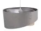 Lampa wisząca SILVERY szara/beżowa/srebrna asymetryczna aksamitna | MIRAT. w stylu  kolekcja
