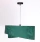 Lampa wisząca GEMSTONE zielona/złota w stylu glamour | MIRAT. w stylu  kolekcja