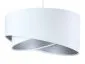 Lampa wisząca GEMSTONE biała/srebrna asymetryczna | MIRAT. w stylu kolekcja