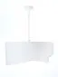 Lampa wisząca GEMSTONE WHITE biała/żółta asymetryczna do sypialni | MIRAT. w stylu  kolekcja