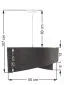 Lampa wisząca GEMSTONE GRAY grafitowa/miętowa nowoczesna | MIRAT. w stylu  kolekcja