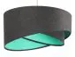 Lampa wisząca GEMSTONE GRAY grafitowa/miętowa nowoczesna | MIRAT. w stylu  kolekcja