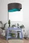 Lampa wisząca GEMSTONE GRAY grafitowa/turkusowa do salonu | MIRAT. w stylu kolekcja