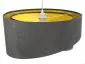 Lampa wisząca GEMSTONE GRAY grafitowa/żółta dwukolorowa | MIRAT. w stylu kolekcja