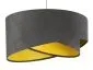 Lampa wisząca GEMSTONE GRAY grafitowa/żółta dwukolorowa | MIRAT. w stylu kolekcja