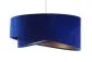 Lampa wisząca GEMSTONE niebieska/złota asymetryczna do salonu | MIRAT. w stylu kolekcja