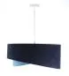 Lampa wisząca THUNDERCLOUD BLUE granatowa/srebrna nowoczesna do salonu | MIRAT. w stylu kolekcja