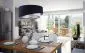 Lampa wisząca THUNDERCLOUD WHITE granatowa/srebrna welurowa | MIRAT. w stylu kolekcja