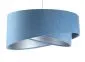 Lampa wisząca GEMSTONE błękitna/srebrna w stylu glamour | MIRAT. w stylu kolekcja