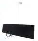 Lampa wisząca BLACK VELVET czarna/biała asymetryczna nowoczesna | MIRAT. w stylu kolekcja