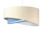Lampa wisząca BEIGE beżowa/niebieska/biała trzykolorowa | MIRAT. w stylu  kolekcja