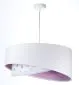 Lampa wisząca SPECK biała/fioletowa asymetryczna kolorowa | MIRAT. w stylu  kolekcja