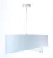 Lampa wisząca DREAMER biała/niebieska aksamitna do pokoju | MIRAT. w stylu  kolekcja