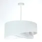Lampa wisząca WHITE FLOWER biała aksamitna nowoczesna | MIRAT. w stylu kolekcja