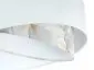 Lampa wisząca WHITE FLOWER biała aksamitna nowoczesna | MIRAT. w stylu kolekcja