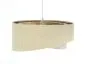 Lampa wisząca SAND FLOWER 2 beżowa/złota welurowa do jadalni | MIRAT. w stylu  kolekcja