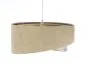 Lampa wisząca SAND FLOWER 1 beżowa/złota z motywem kwiatowym | MIRAT. w stylu  kolekcja