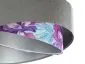 Lampa wisząca GRAY FLOWER szara/srebrna asymetryczna podwójny abażur | MIRAT. w stylu  kolekcja