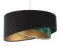 Lampa wisząca DARK ELEGANCE czarna/złota welurowa liście | MIRAT. w stylu kolekcja