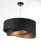 Lampa wisząca BLACK MARBLE czarna/złota dwukolorowa nowoczesna | MIRAT. w stylu  kolekcja