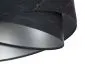 Lampa wisząca BLACK MARBLE czarna/srebrna asymetryczna aksamitna | MIRAT. w stylu  kolekcja