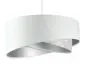 Lampa wisząca ALBIT biała/srebrna nowoczesna asymetryczna | MIRAT. w stylu  kolekcja