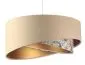 Lampa wisząca SANDERLING beżowa/złota asymetryczna nowoczesna | MIRAT. w stylu  kolekcja