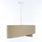 Lampa wisząca BOHO-CHIC JUTA 50 cm naturalna/beżowa asymetryczna I sklep meblowy MIRAT.