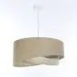 Okrągła lampa wisząca BOHO-CHIC JUTA 50 cm naturalna/szara I sklep meblowy MIRAT.