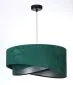 Lampa wisząca GEMSTONE zielona/srebrna nowoczesna do salonu | MIRAT. w stylu kolekcja