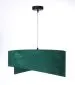 Lampa wisząca GEMSTONE zielona/srebrna nowoczesna do salonu | MIRAT. w stylu kolekcja