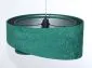Lampa wisząca GEMSTONE zielona/srebrna nowoczesna do salonu | MIRAT. w stylu kolekcja