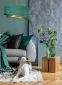 Lampa wisząca GEMSTONE zielona/złota w stylu glamour | MIRAT. w stylu  kolekcja